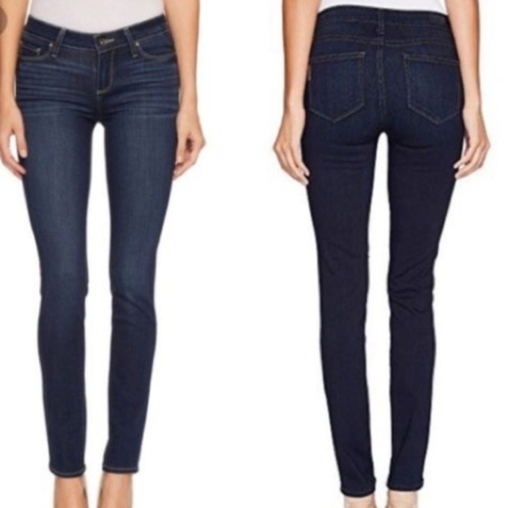 Paige Skyline Skinny Dark Wash Twilight Jeans